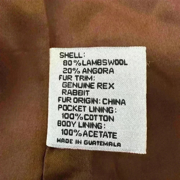 Larry Levine Lambswool Women’s Long Coat Size 12 - Picture 14 of 16